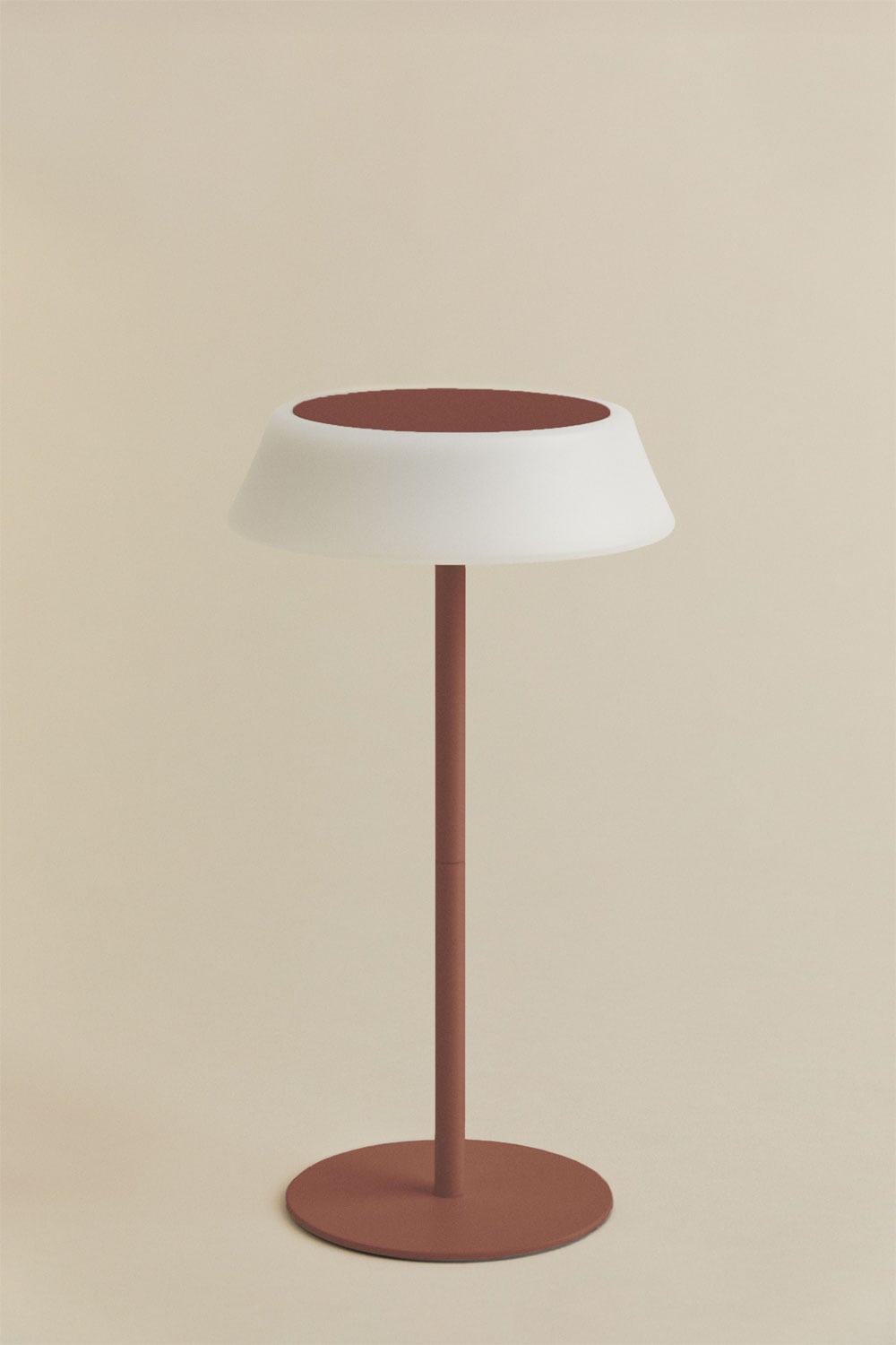 Lámpara de mesa solar LED inalámbrica para exterior en polietileno y hierro Ulenia, imagen de galer&iacute;a 2