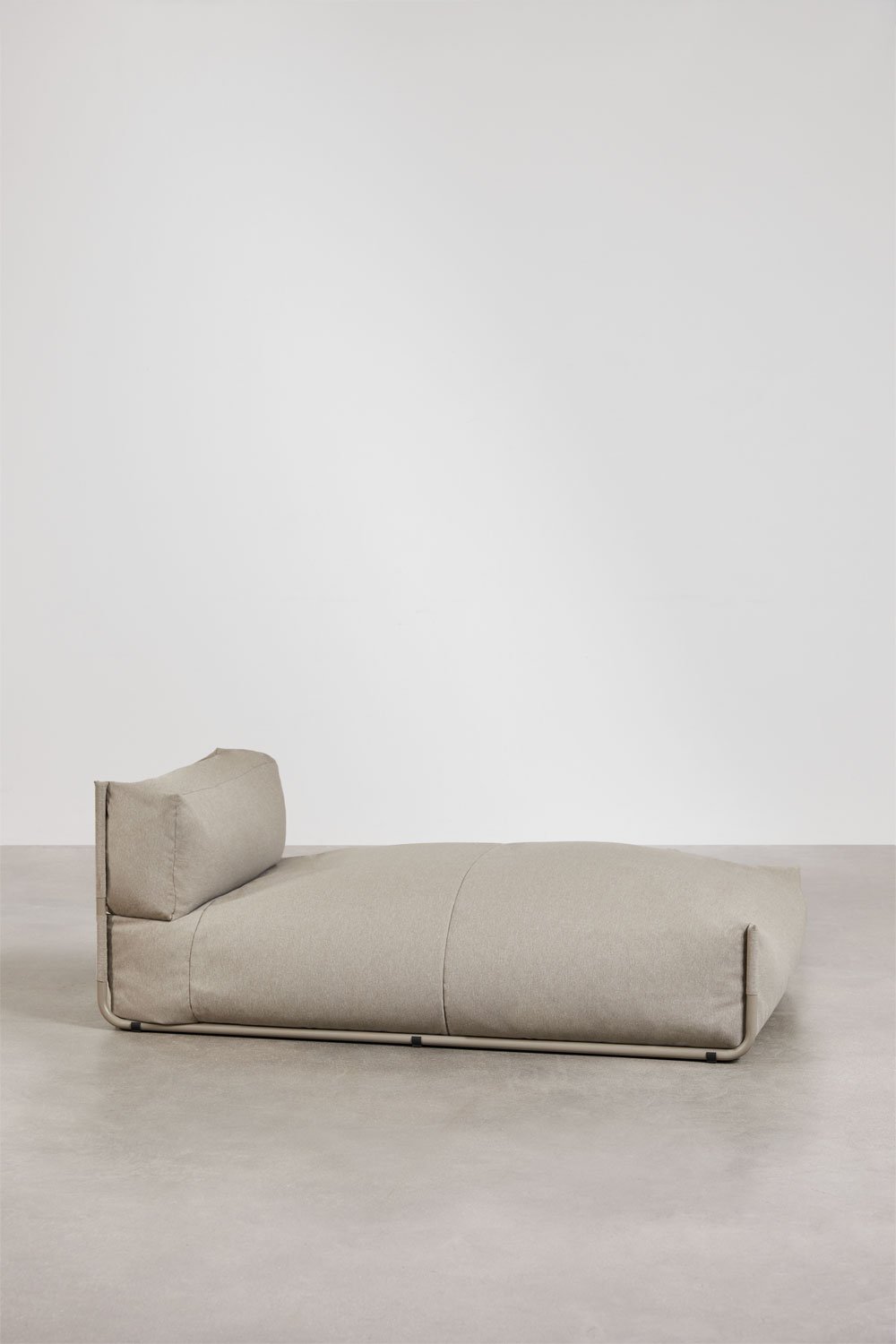 Módulo chaise longue para sofá modular de jardín Oporto, imagen de galería 4