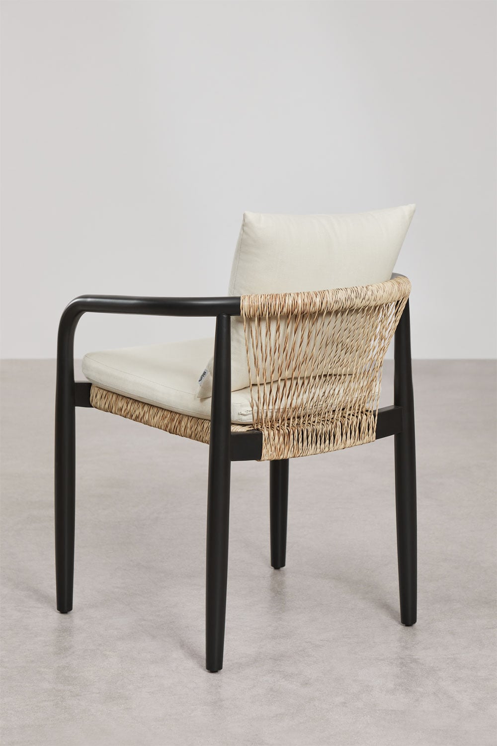 Pack de 4 sillas de comedor con reposabrazos en acacia Giulia, imagen de galer&iacute;a 5