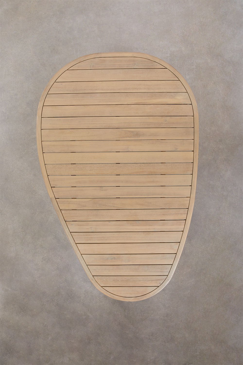 Mesa de comedor ovalada en madera de acacia Ginara, imagen de galería 8