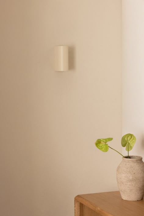 Aplique de pared en aluminio con 2 puntos de luz Pevot