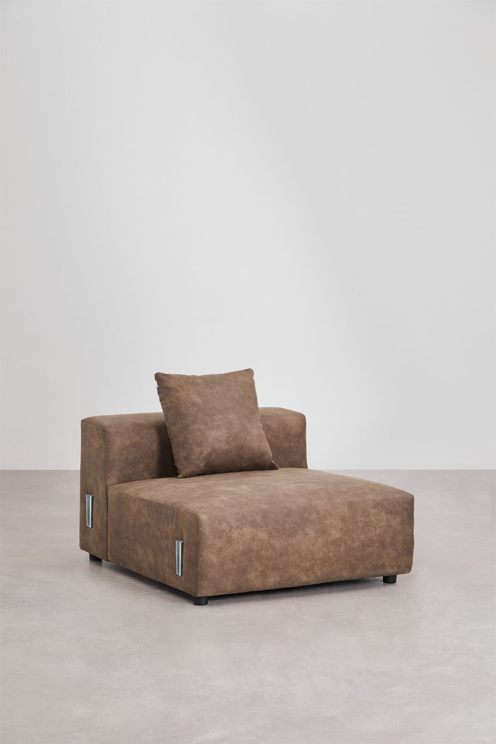 Módulo central 105x113 cm con cojín para sofá modular Bruna   , imagen de galería 1