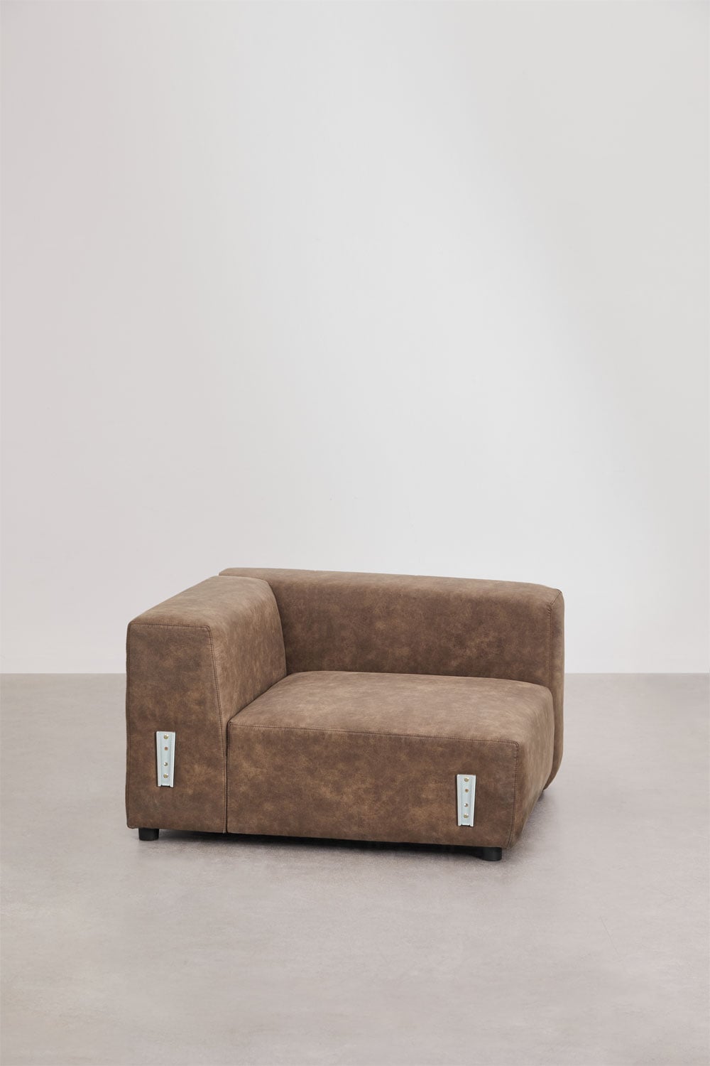 Módulo esquinero derecho 115x113 cm con reposabrazos alto para sofá modular Bruna , imagen de galer&iacute;a 3