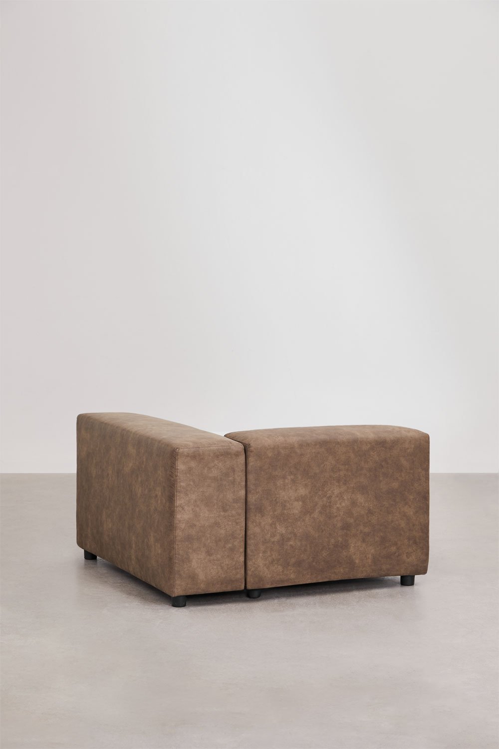 Módulo esquinero derecho 115x113 cm con reposabrazos alto para sofá modular Bruna , imagen de galer&iacute;a 4