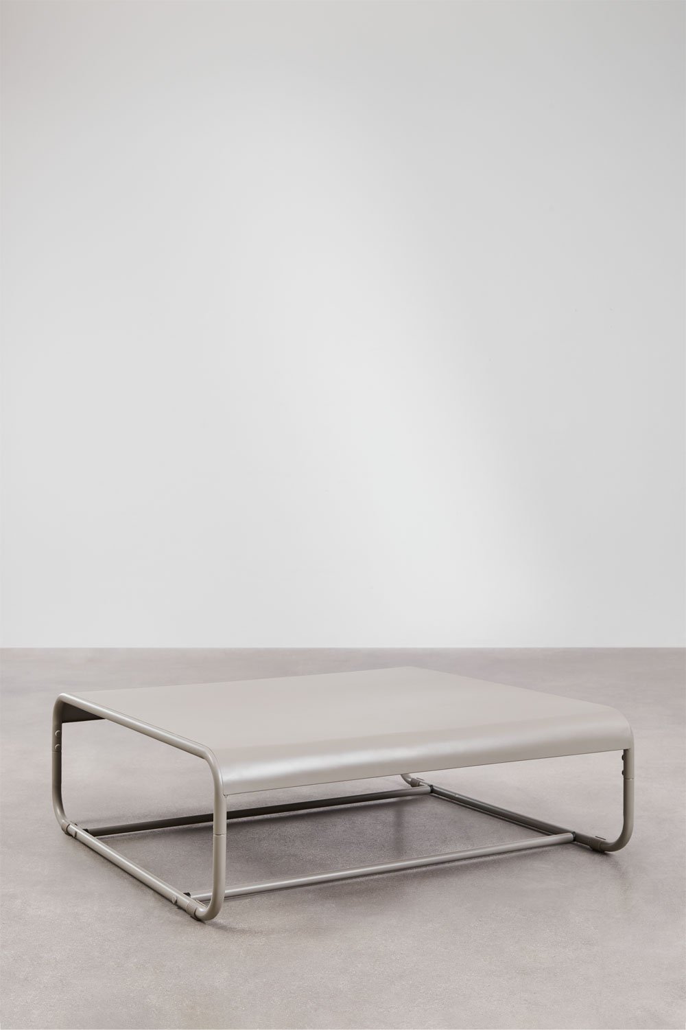 Mesa de centro para jardín rectangular 105x100 cm en acero Oporto, imagen de galería 1
