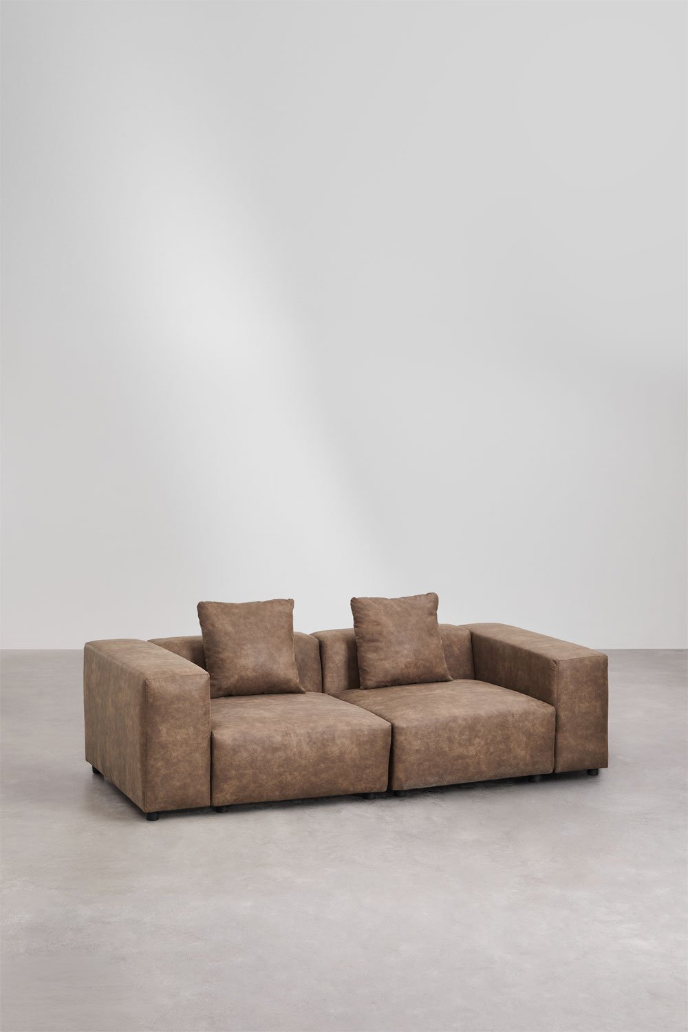 Sofá modular de 2 piezas ↔︎230 cm con reposabrazos alto Bruna, imagen de galería 3