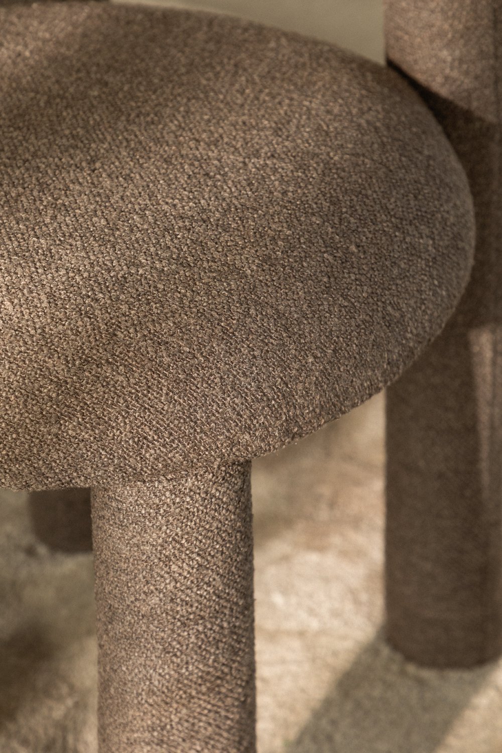 Silla de comedor en tela bouclé Gia  , imagen de galería 2