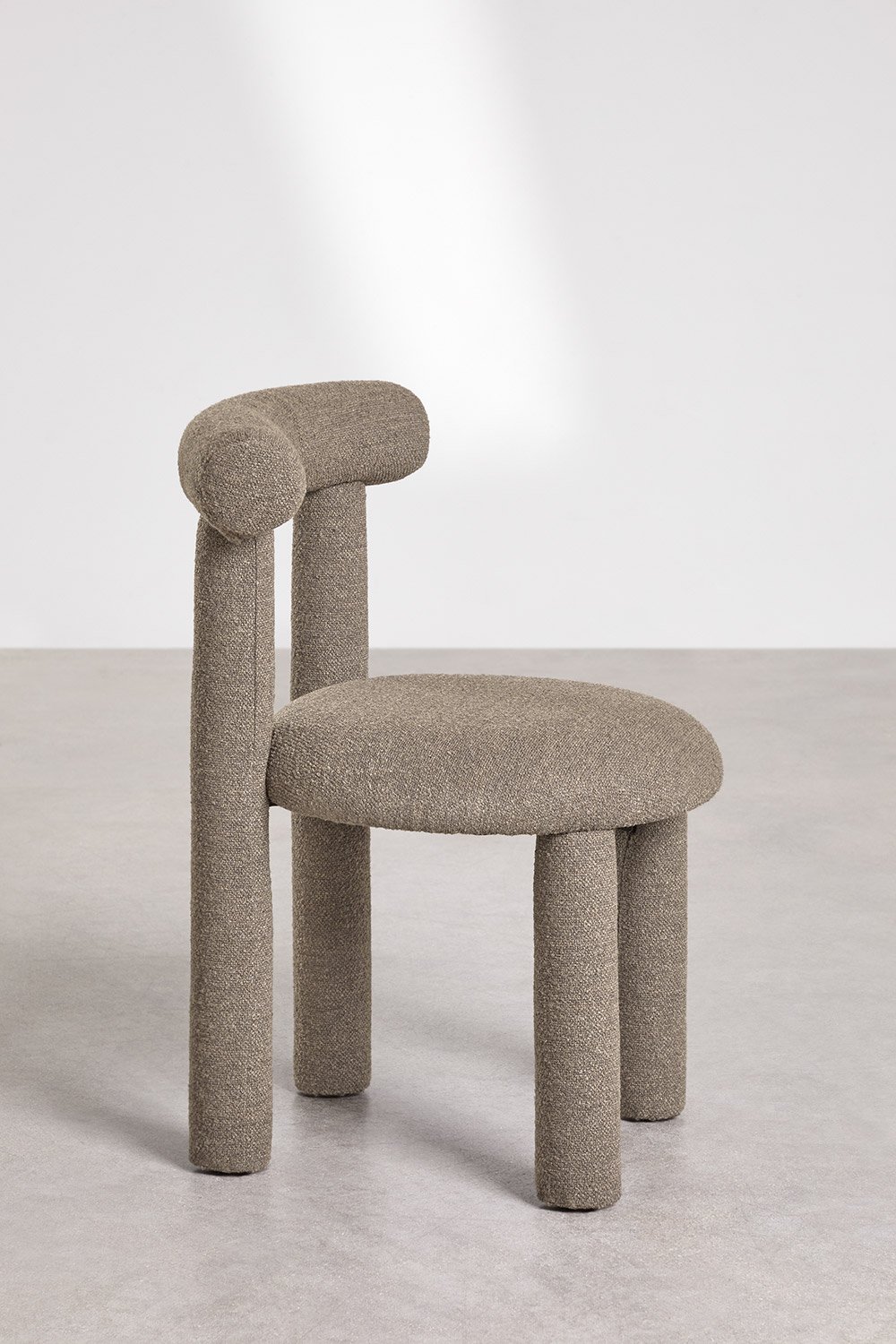 Pack de 2 sillas de comedor en tela bouclé Gia  , imagen de galer&iacute;a 4