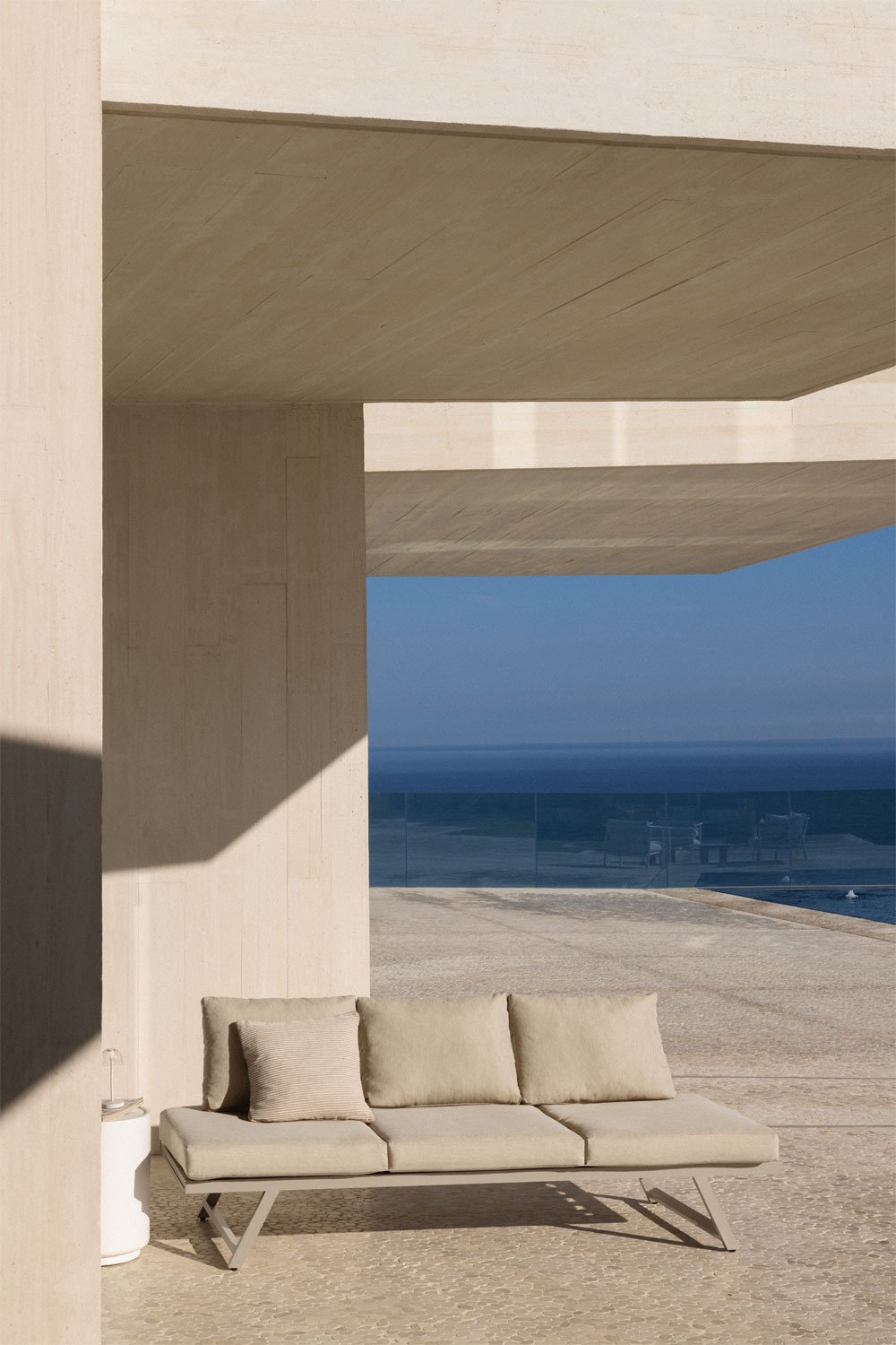 Sofá 3 plazas de jardín reclinable Libanc, imagen de galería 1