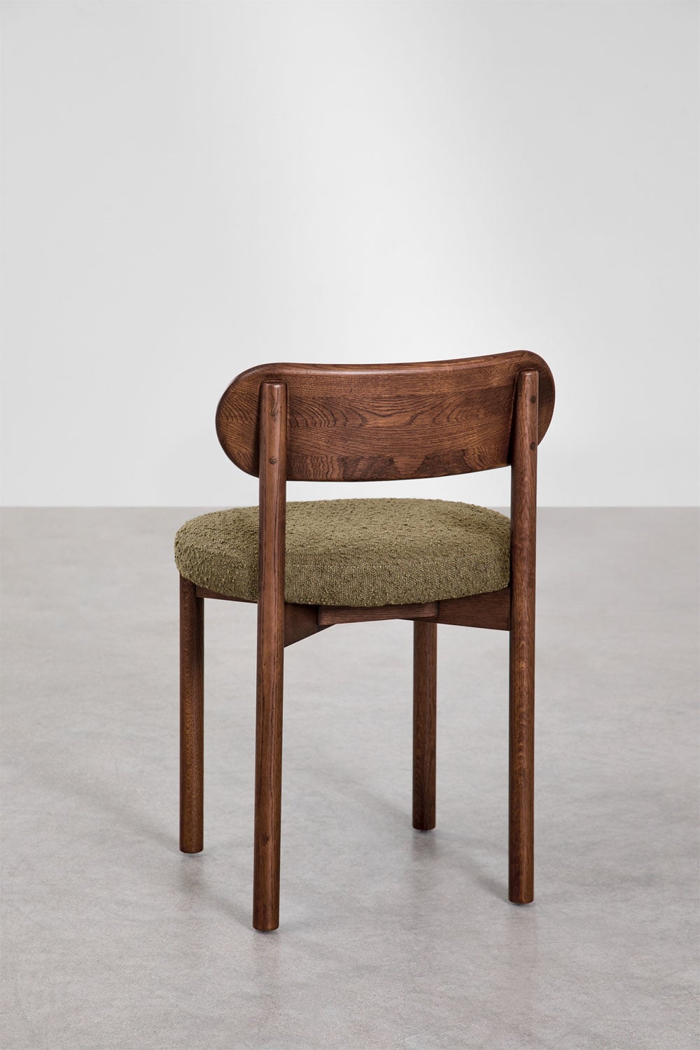 Pack de 2 sillas de comedor en madera de roble tapizadas Bianca, imagen de galer&iacute;a 5