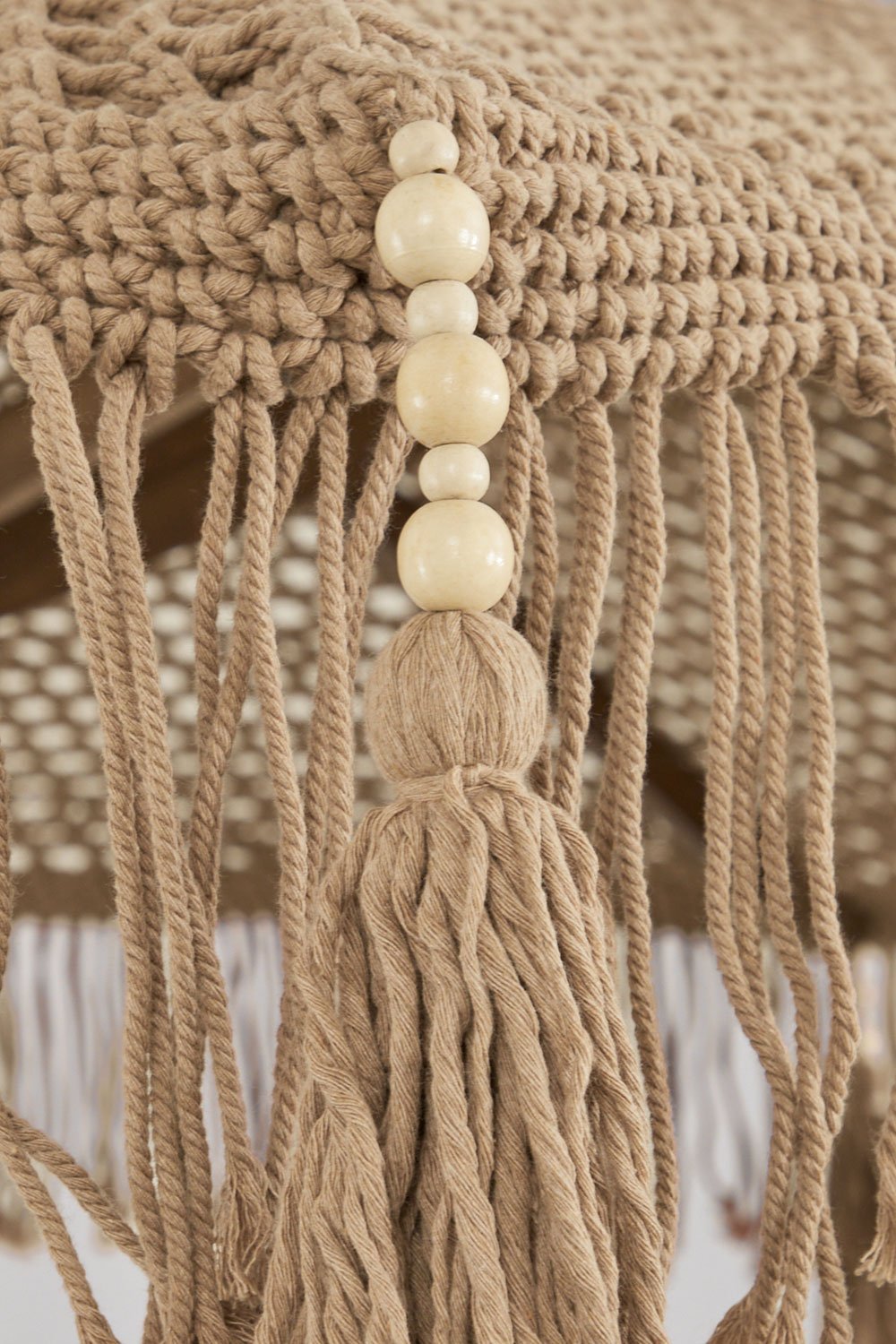 Sombrilla en madera de teca y algodón Tongariki, imagen de galería 7