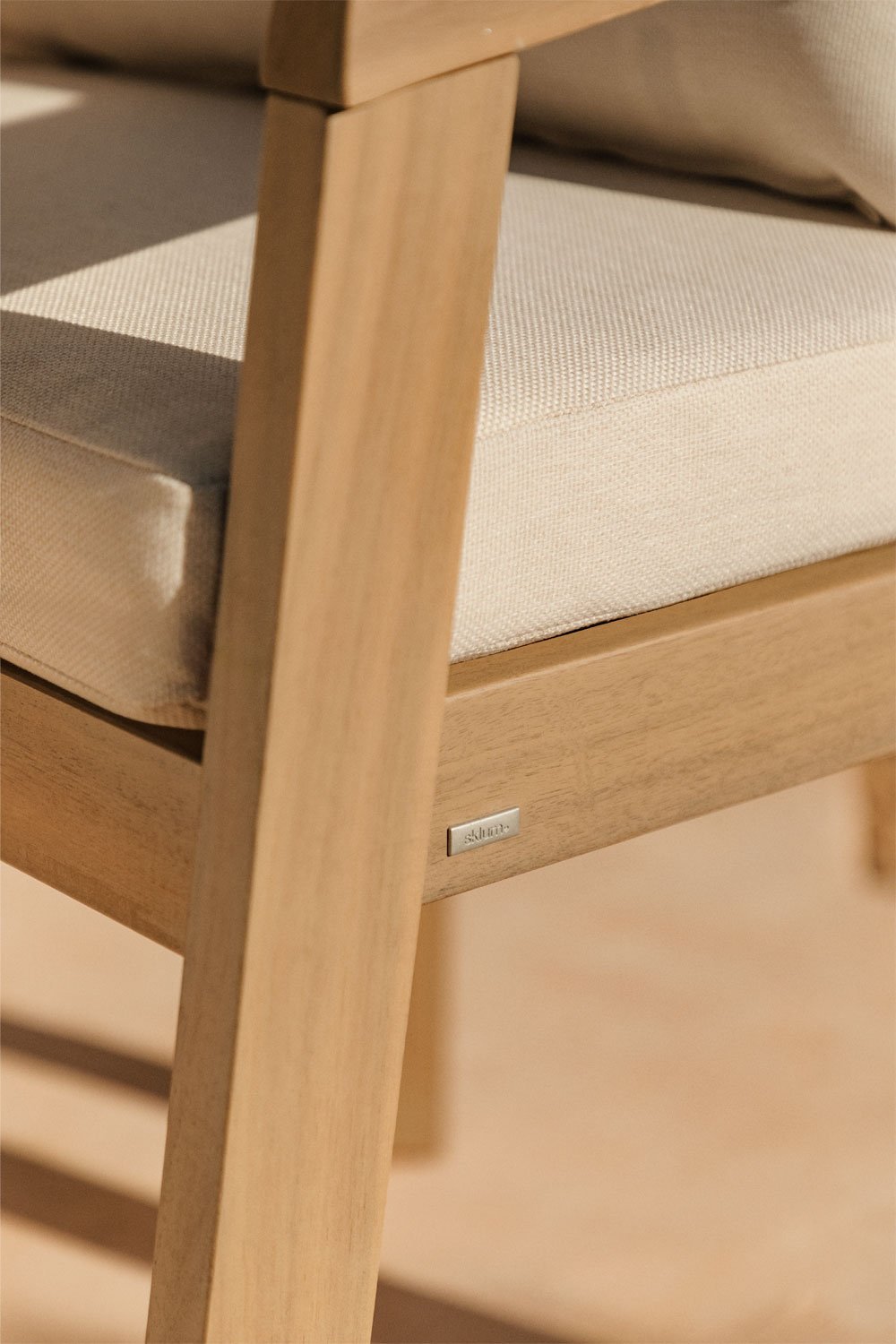 Silla de jardín en madera de acacia Uleno , imagen de galería 3