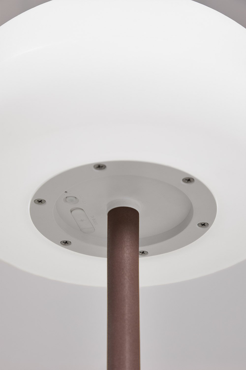 Lámpara de pie LED inalámbrica en hierro Zeliro, imagen de galería 4