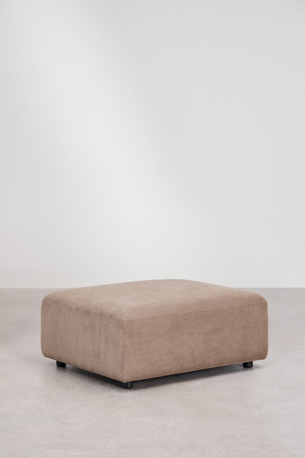 Sofá modular esquinero de 4 piezas con diván derecho y puff Fogler, imagen de galer&iacute;a 10