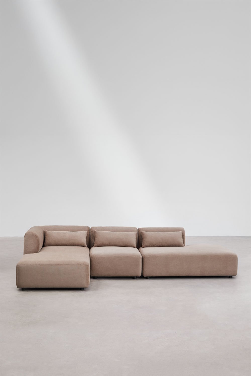 Sofá modular chaise longue izquierdo de 3 piezas con diván Fogler , imagen de galería 3