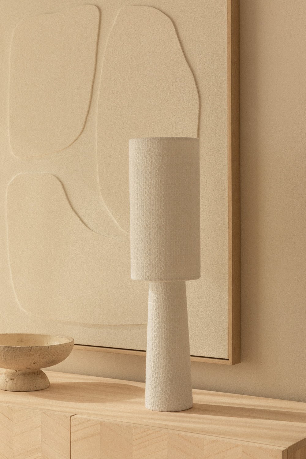 Lámpara de mesa en tela y hierro Bercy, imagen de galería 1
