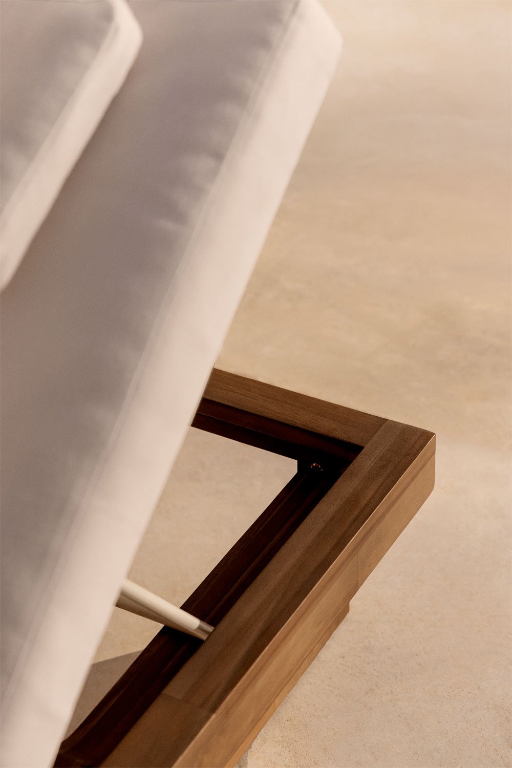 Tumbona reclinable en madera de acacia Dailin, imagen de galería 2