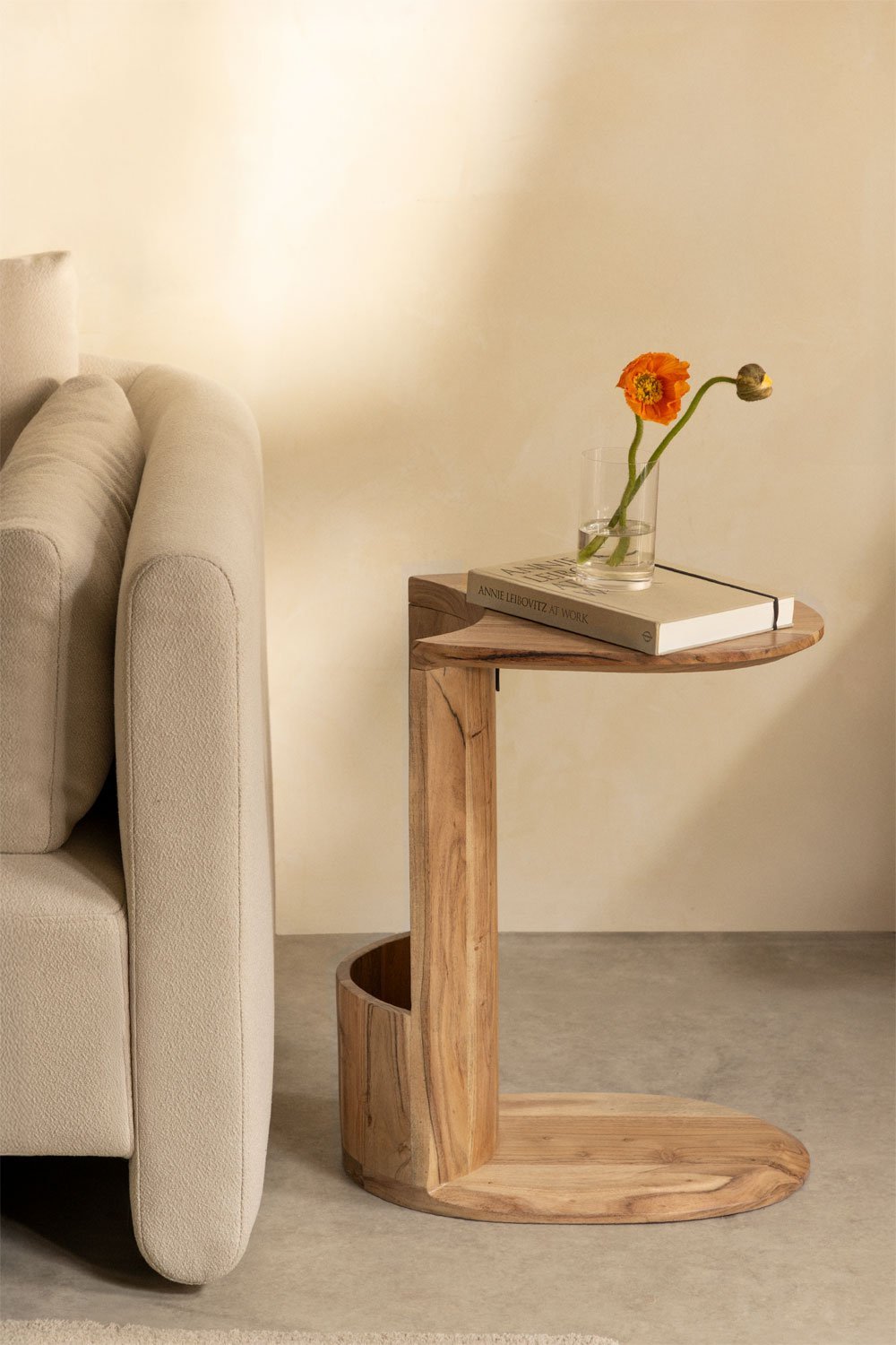 Mesa auxiliar 45x30 cm en madera Kenoly , imagen de galería 1