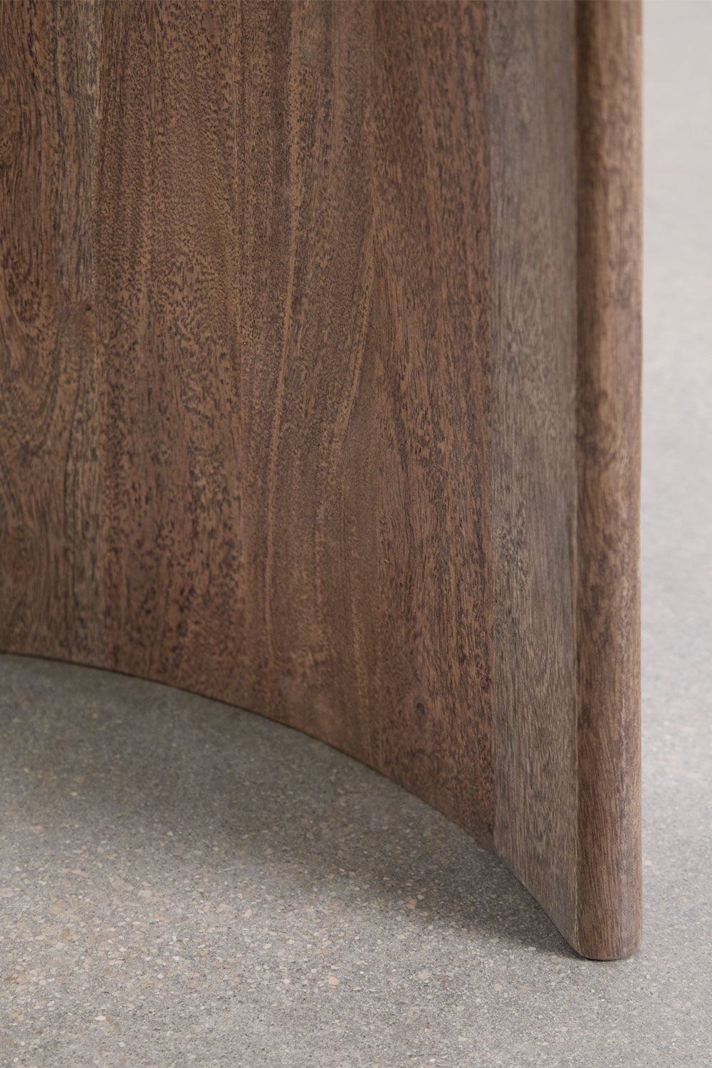 Mesa auxiliar en travertino y madera de acacia Casilda , imagen de galer&iacute;a 6