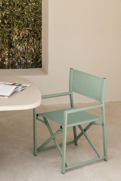 Silla de director plegable para jardín Xarba