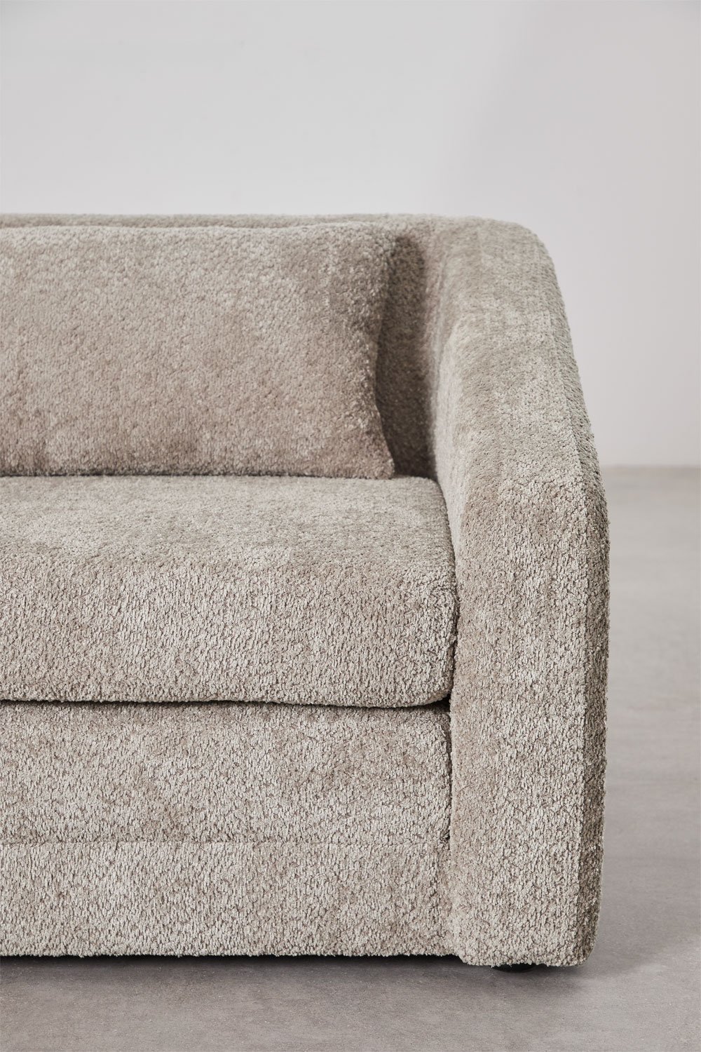 Sillón cama en tela bouclé Dalila, imagen de galería 8