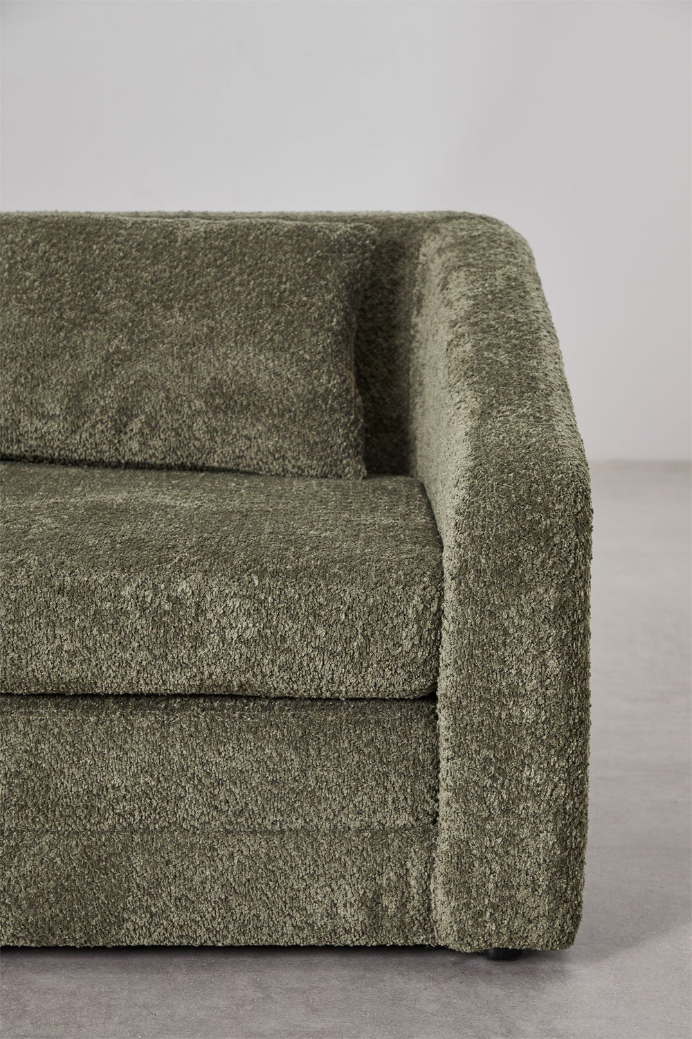 Sillón cama en tela bouclé Dalila, imagen de galer&iacute;a 8