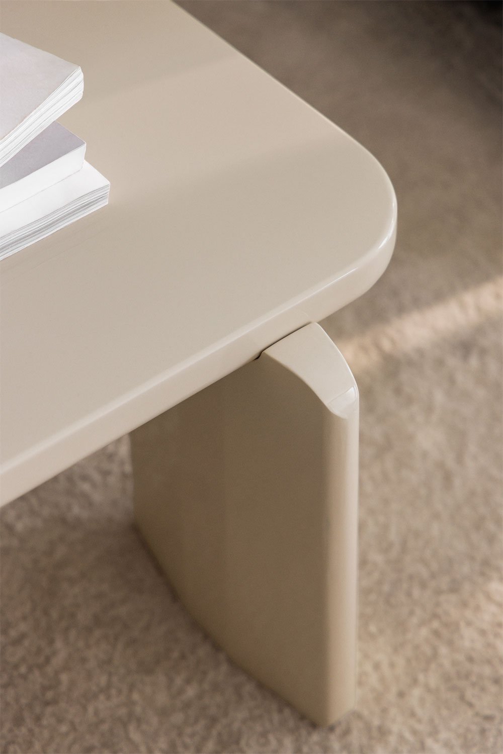 Mesa de centro rectangular 120x60 cm en MDF Ginebra, imagen de galería 2