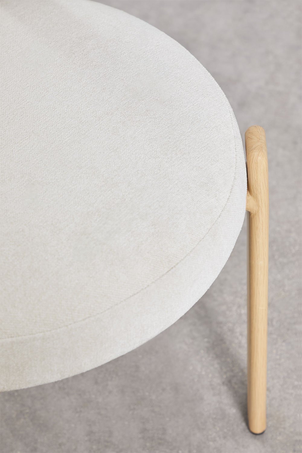 Silla de comedor tapizada y en hierro Jolie, imagen de galería 9