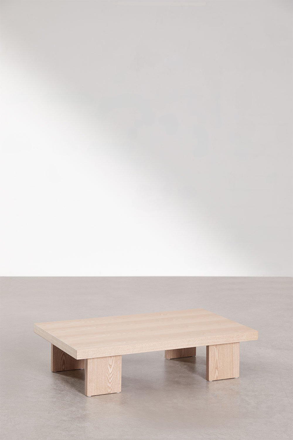 Mesa de centro rectangular 100x60 cm en MDF Bernay, imagen de galería 1