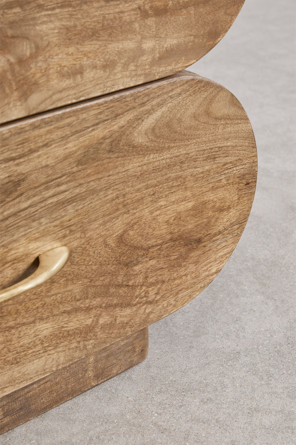 Mesita de noche 55x35 cm en madera de mango Elaia, imagen de galería 7