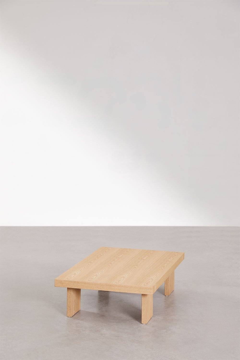 Mesa de centro rectangular 100x60 cm en MDF y chapa Bernay, imagen de galería 4