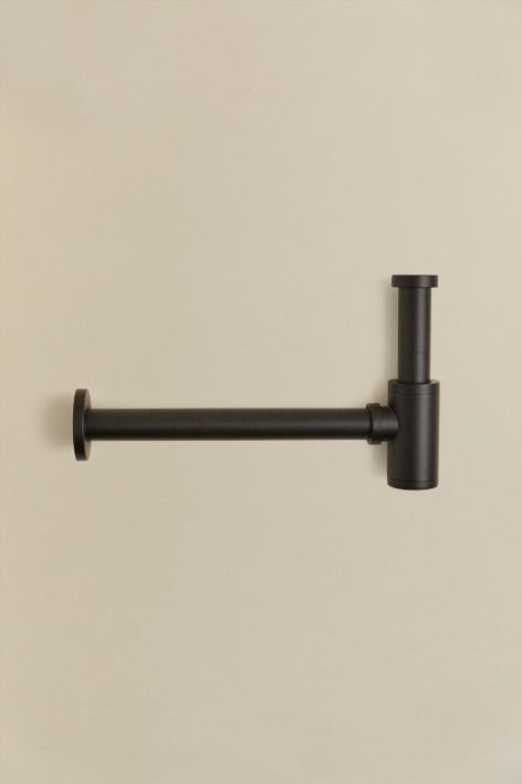 Sifón de lavabo en acero inoxidable Bibur