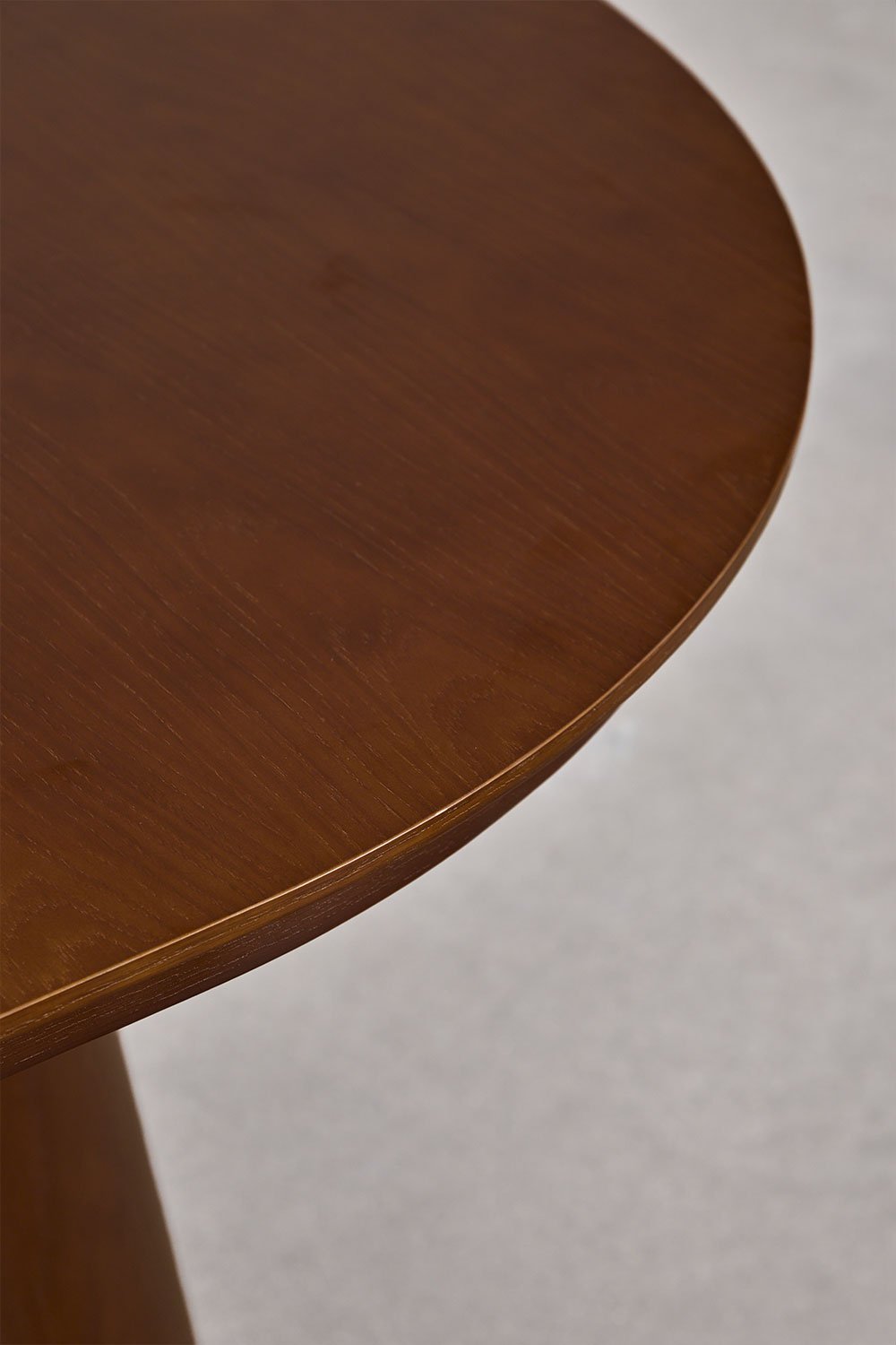 Mesa de comedor ovalada 180-240x105 cm extensible en MDF y chapa de roble Montana, imagen de galería 10