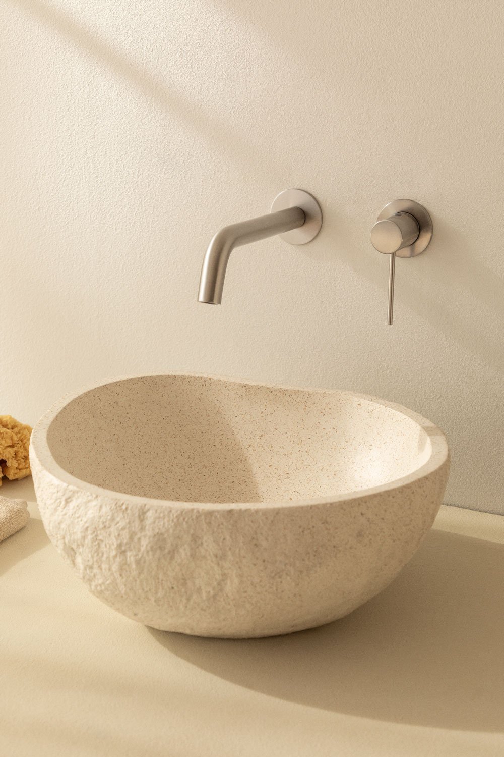 Grifo de lavabo empotrado en latón Orveta, imagen de galería 6