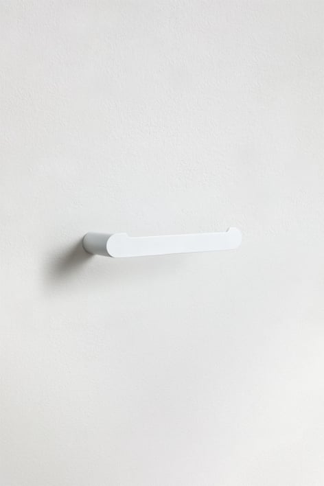 Portarrollos para baño en acero inoxidable Alameda - Blanco