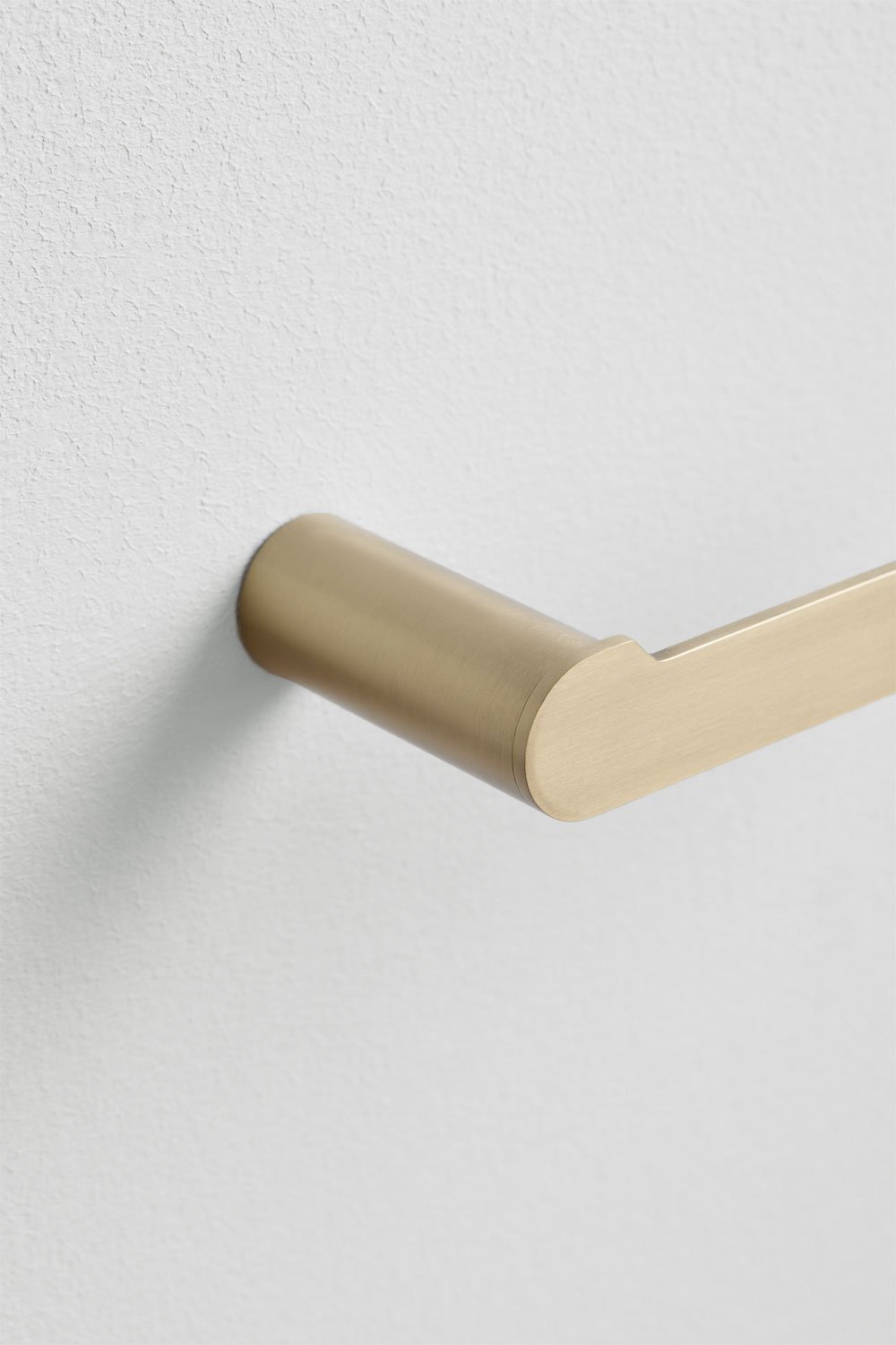 Toallero de pared con barra ↔︎20cm para baño en acero inoxidable Alameda, imagen de galería 4