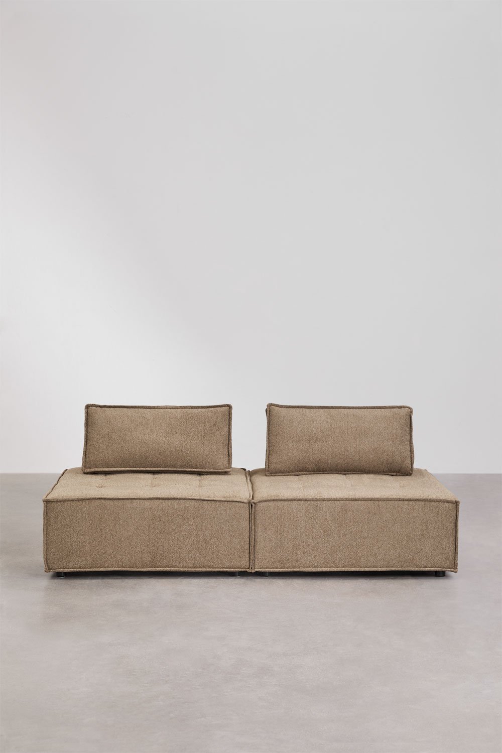 Sofá modular de 2 piezas en tela Vermont, imagen de galería 4