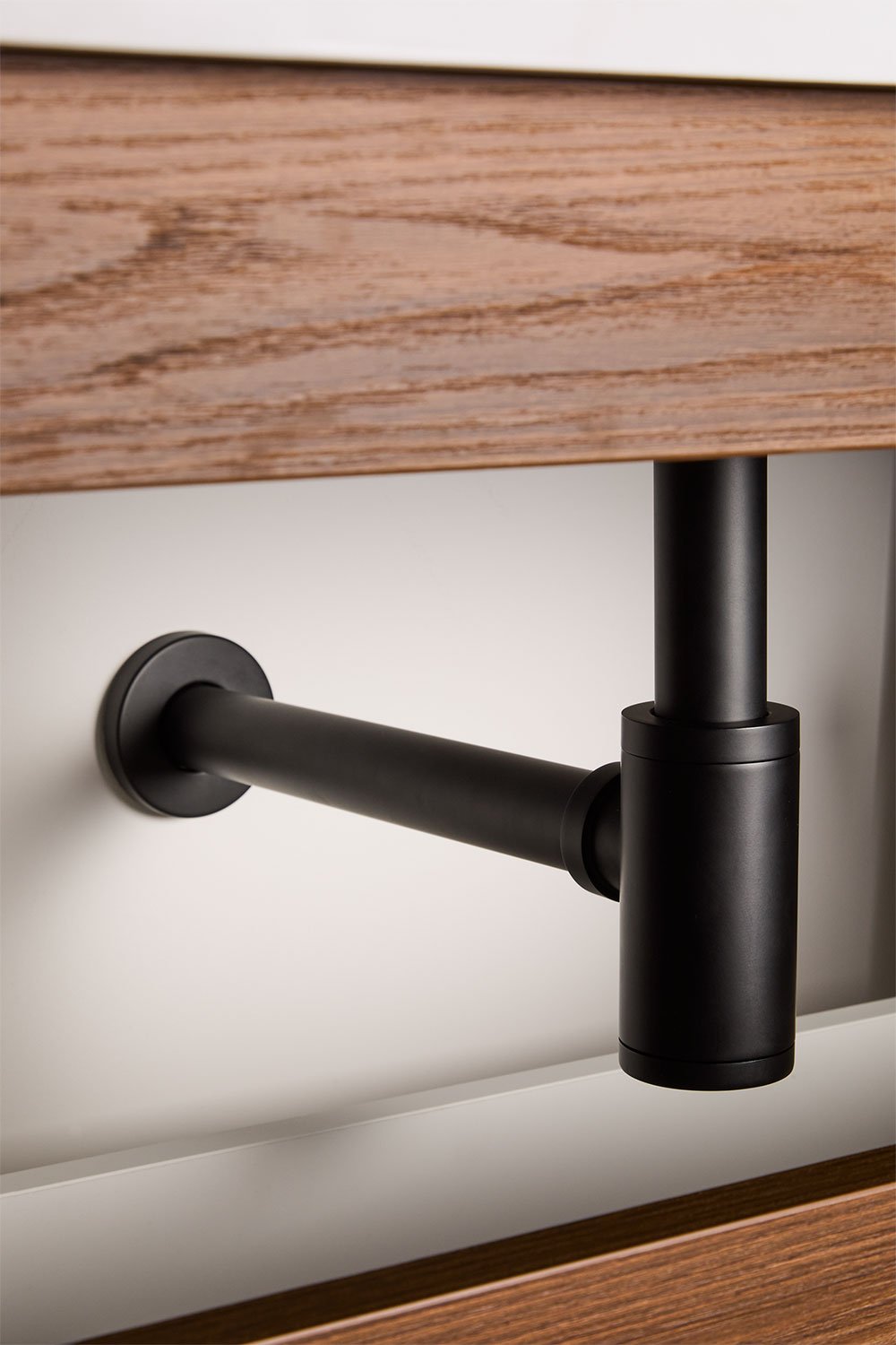 Set de sifón de lavabo en acero inoxidable Bibur y válvula de desagüe para lavabo tipo Click-Clack Orveta, imagen de galer&iacute;a 3