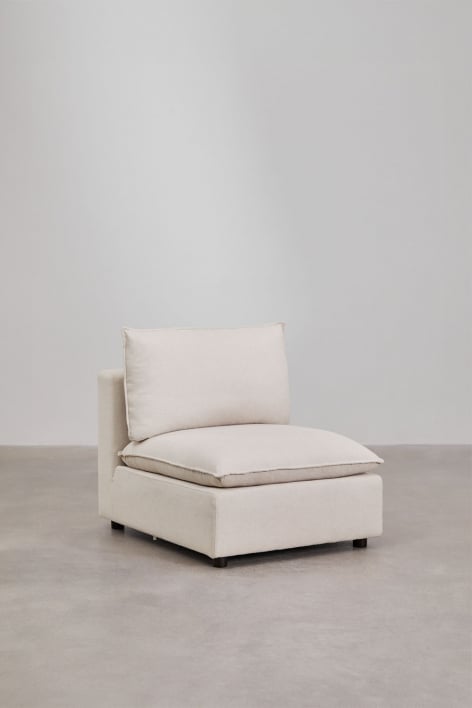 Módulo central para sofá modular Daniela - Tela Beige Crema