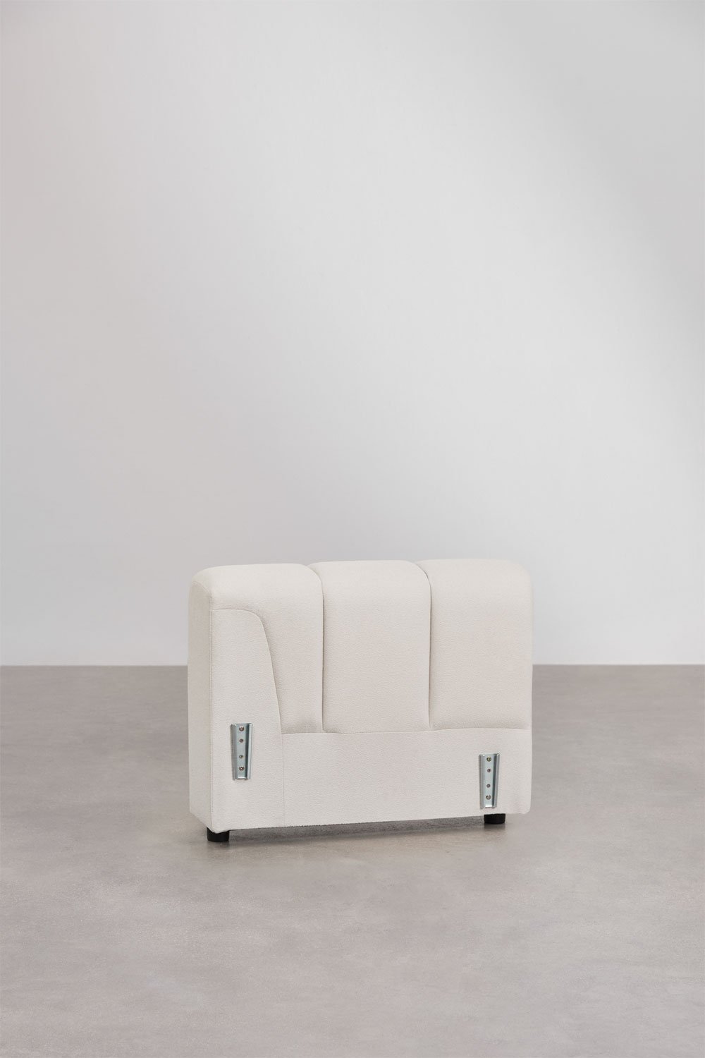 Reposabrazos derecho para sofá modular en tela bouclé Eliot, imagen de galería 3