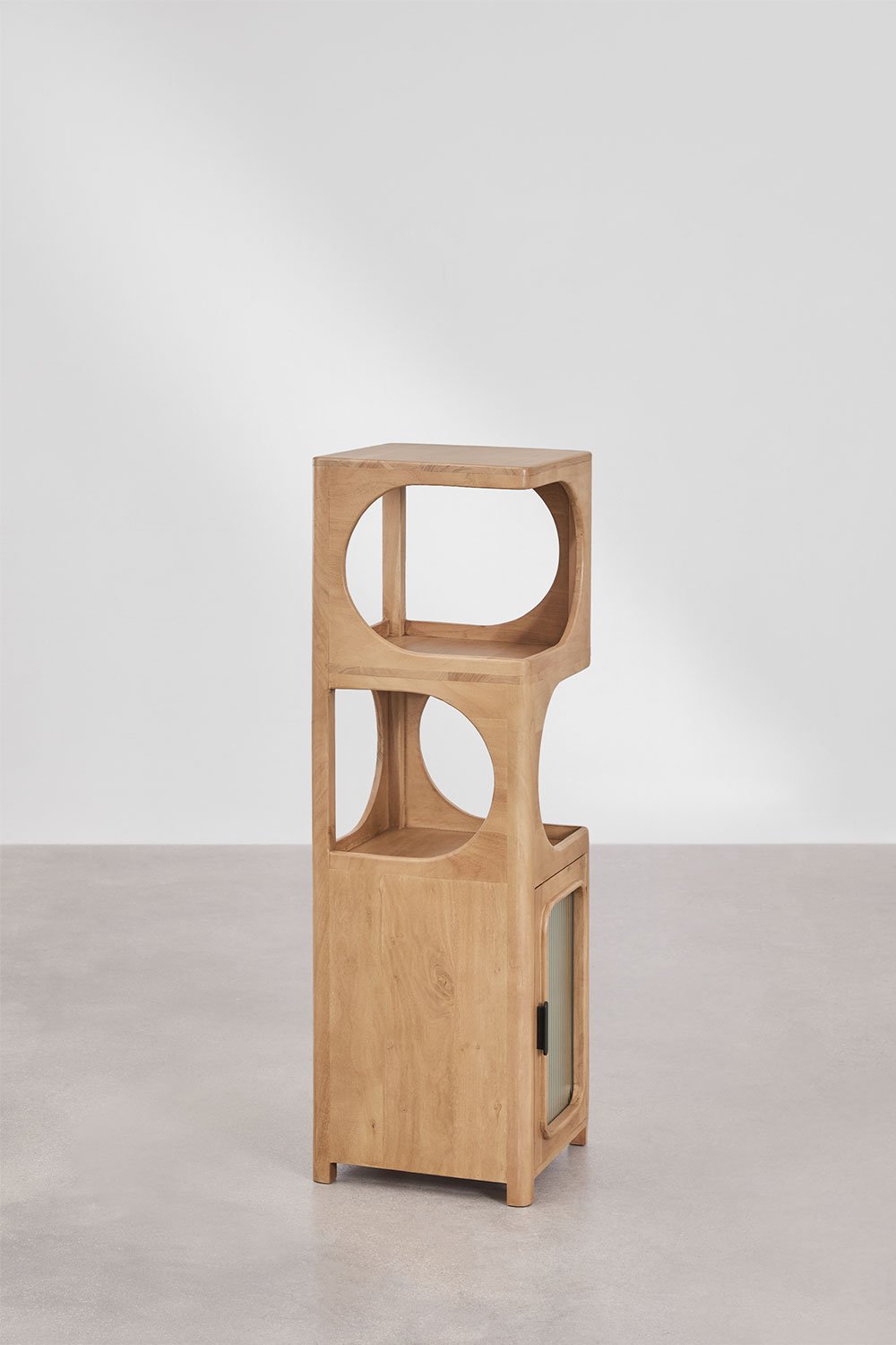 Estantería para baño en madera de acacia y cristal Massilia , imagen de galería 4