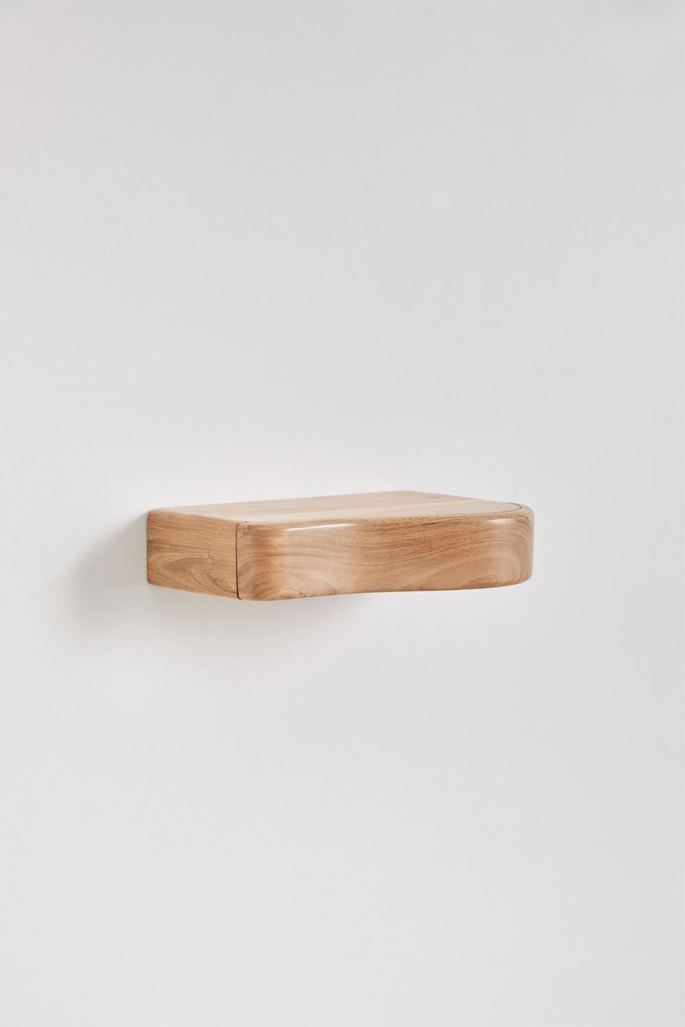 Recibidor de pared en madera de acacia Nireimi, imagen de galería 1