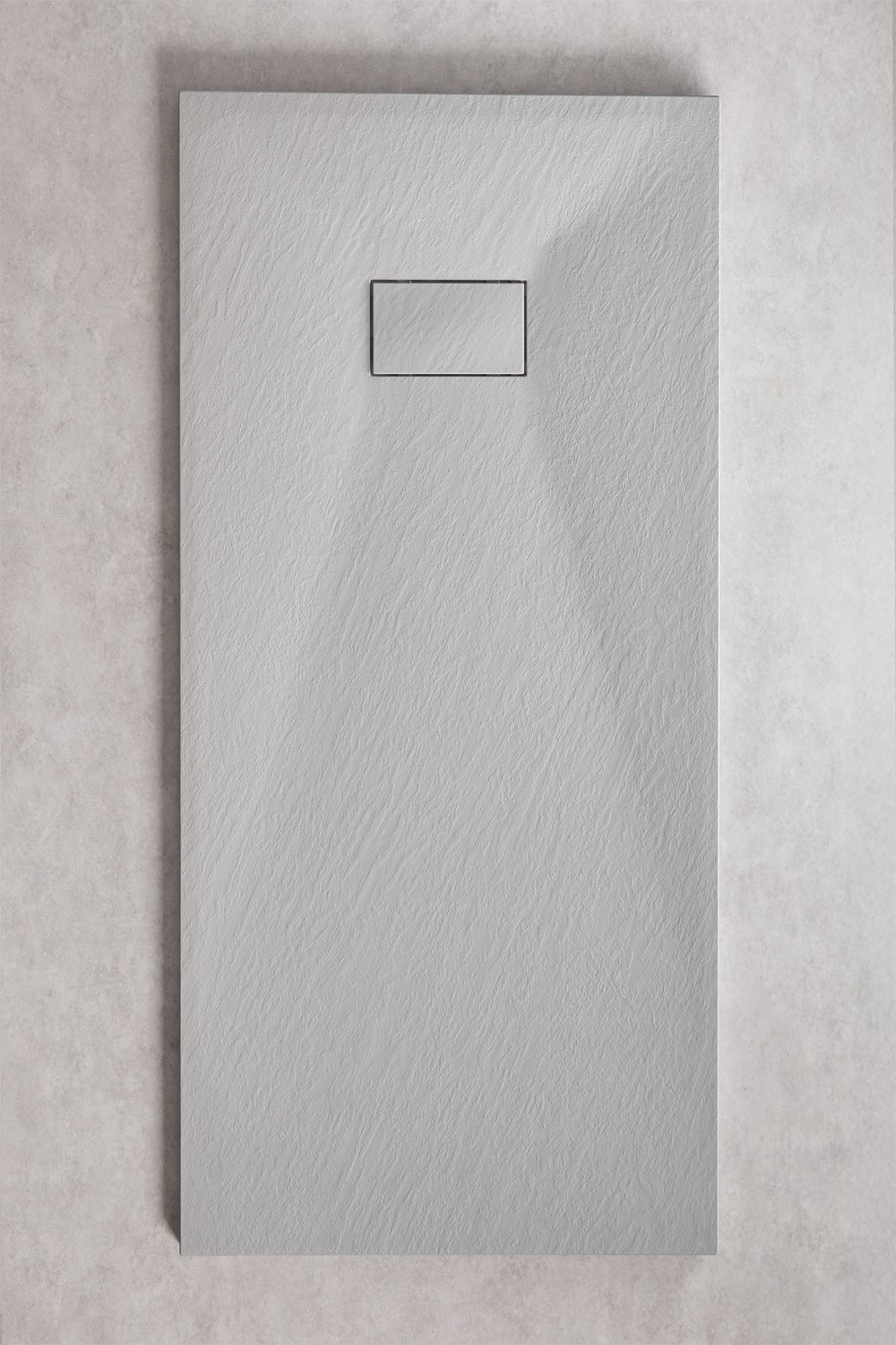 Plato de ducha en resina SMC rectangular antideslizante y extraplano Soho, imagen de galería 1
