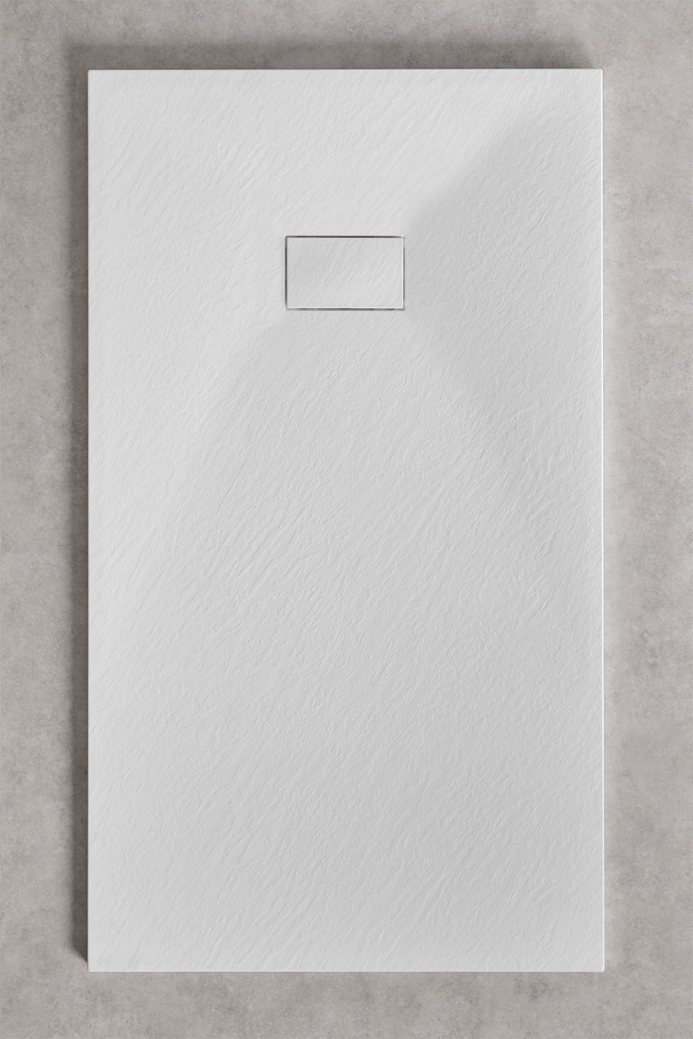 Plato de ducha en resina SMC rectangular 150x90 cm antideslizante y extraplano blanco Soho, imagen de galería 1