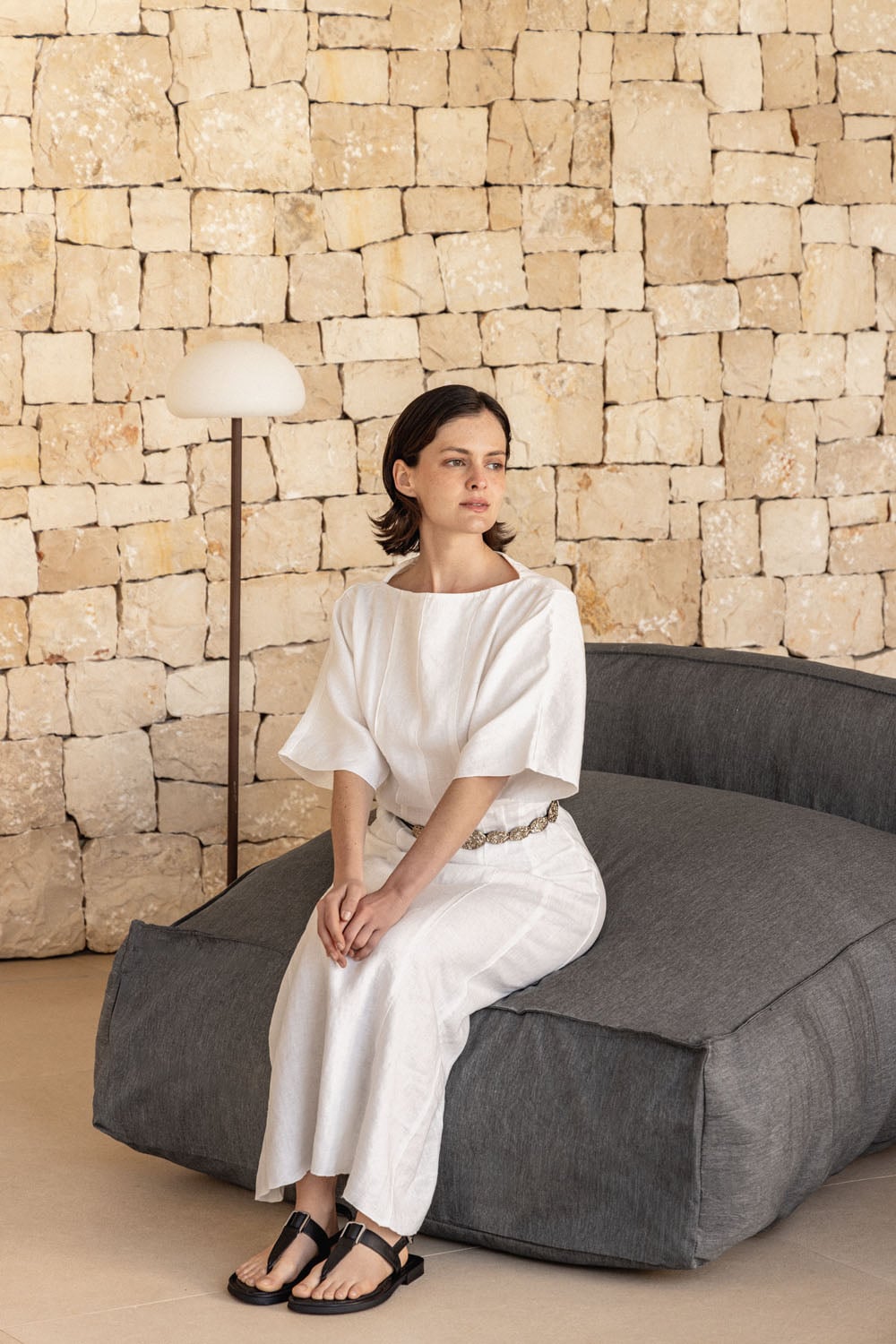 Sillón chaise longue de jardín en tela Dojans , imagen de galer&iacute;a 2