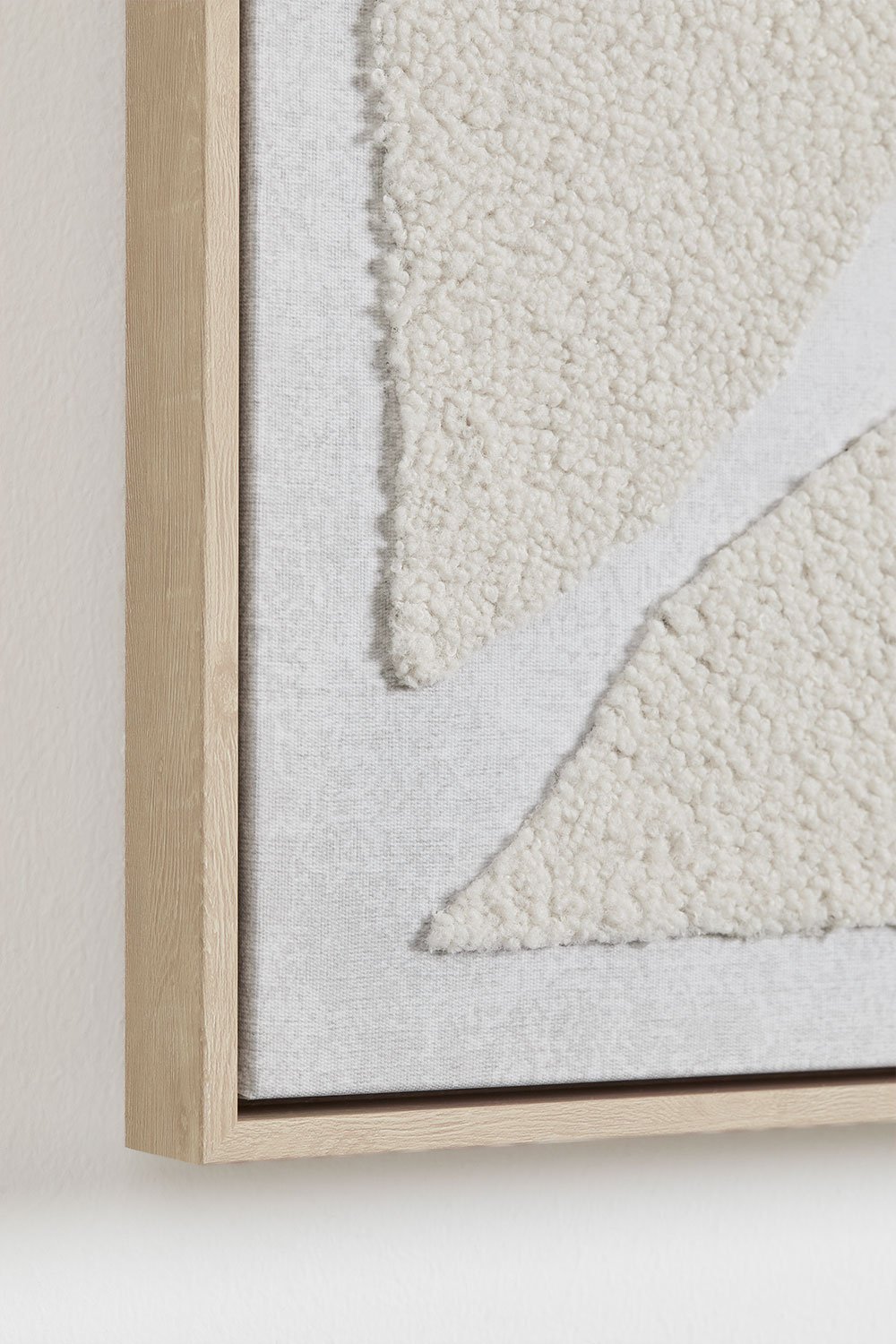 Cuadro decorativo 80x100 cm con textura textil Gavina, imagen de galería 4