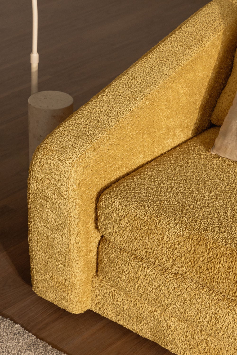 Pack de 2 sillones cama en tela bouclé Dalila, imagen de galer&iacute;a 3