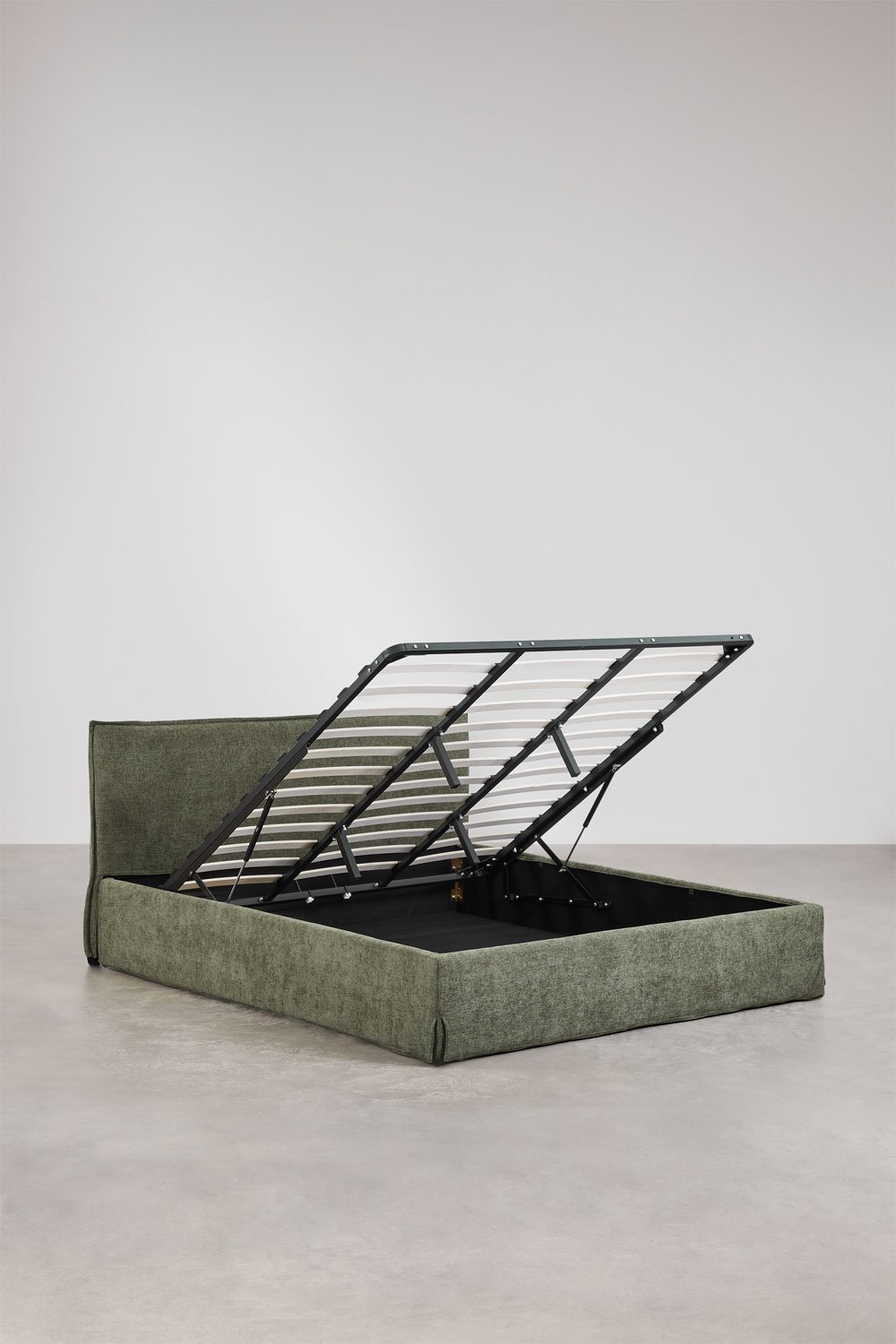Cama con canapé abatible tapizada Lorea, imagen de galería 2
