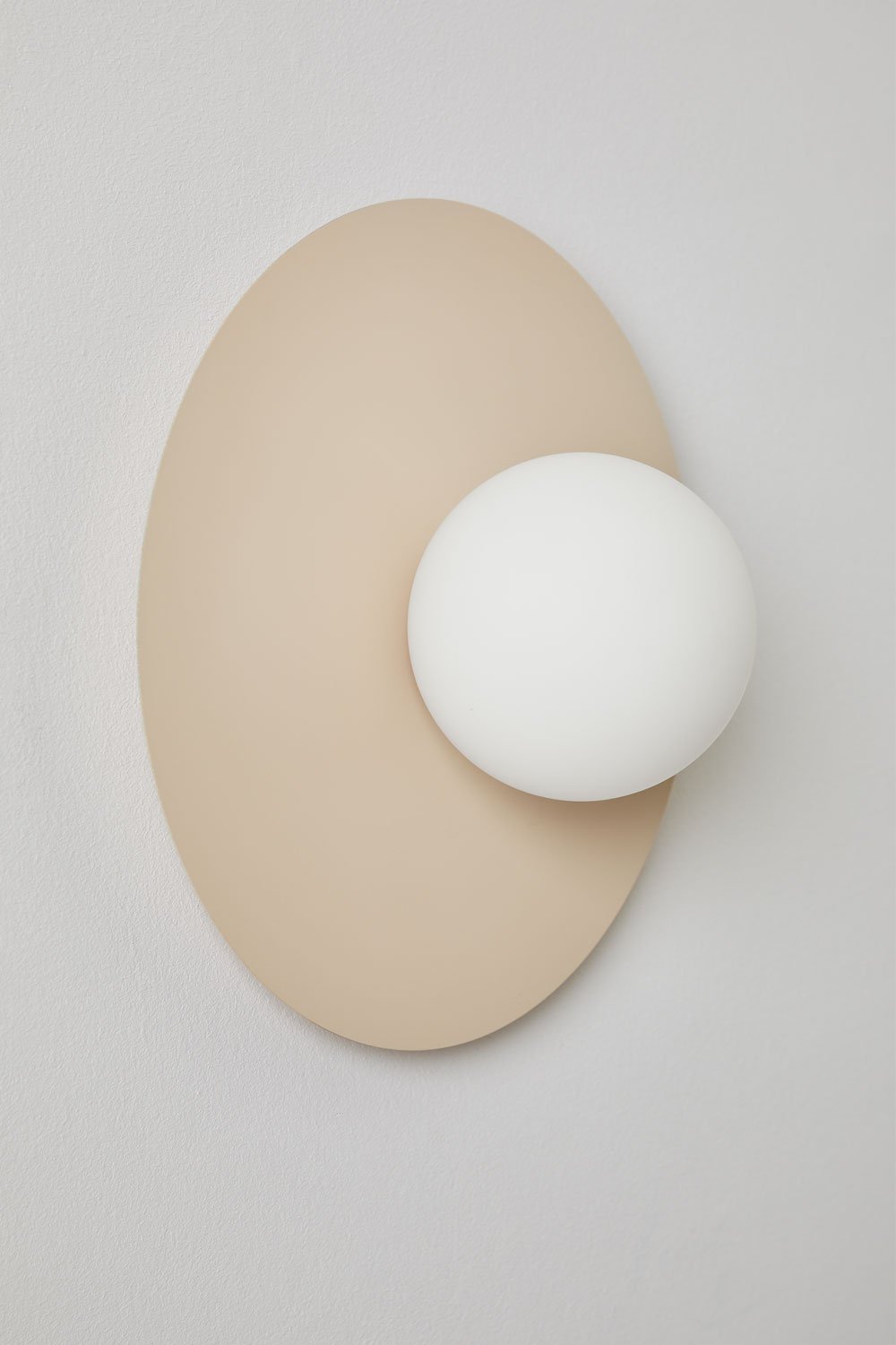 Aplique de pared en hierro y cristal Anine, imagen de galería 1