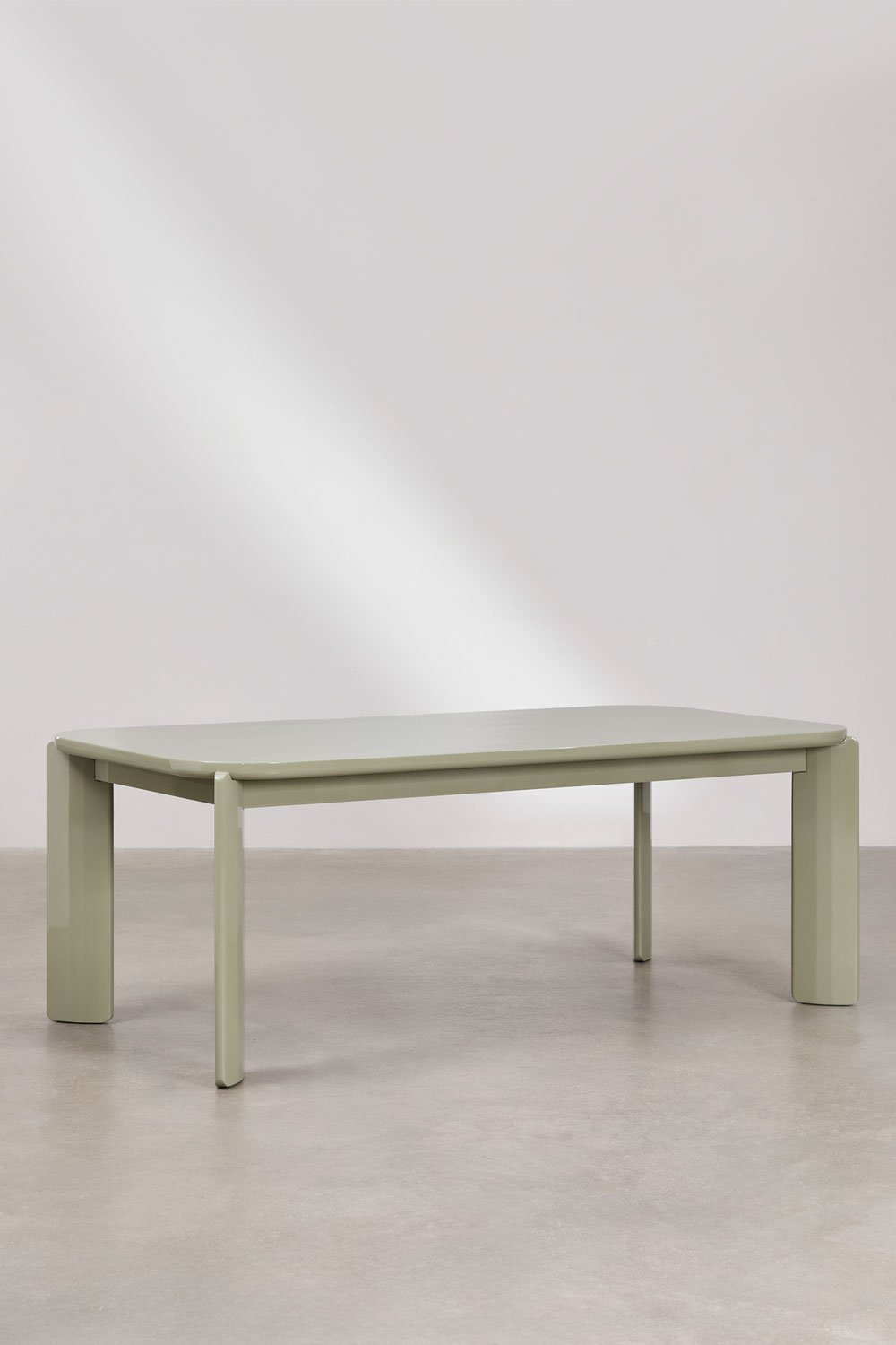 Mesa de comedor rectangular 200x100 cm en MDF Ginebra, imagen de galería 3